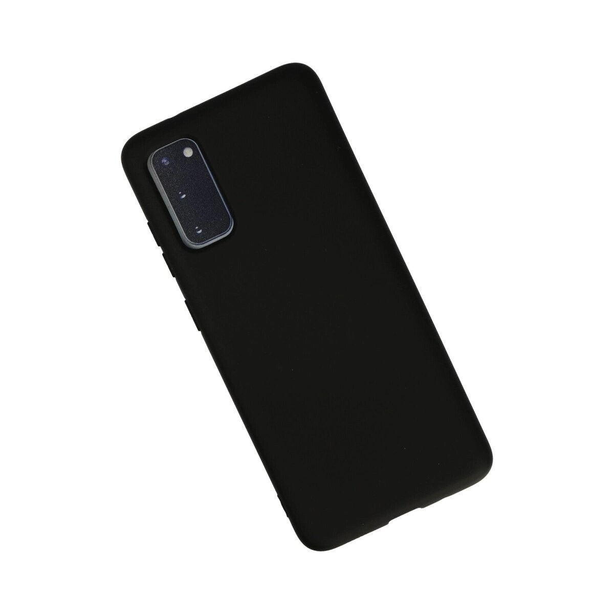 Samsung Galaxy S20 Kılıf Nano İçi Kadife Silikon - Siyah