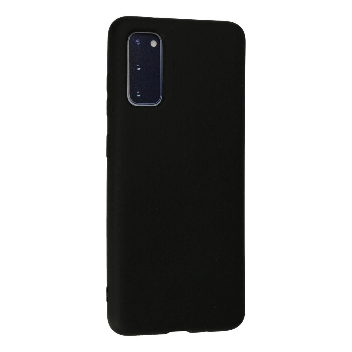 Samsung Galaxy S20 Kılıf Nano İçi Kadife Silikon - Siyah