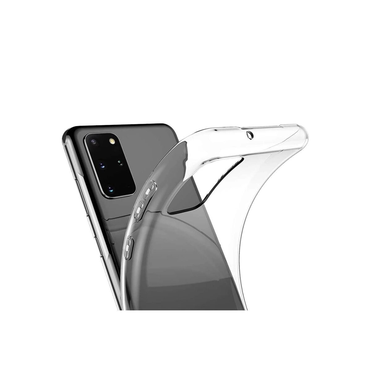Samsung Galaxy S20 Plus Kılıf Lüx Şeffaf Silikon