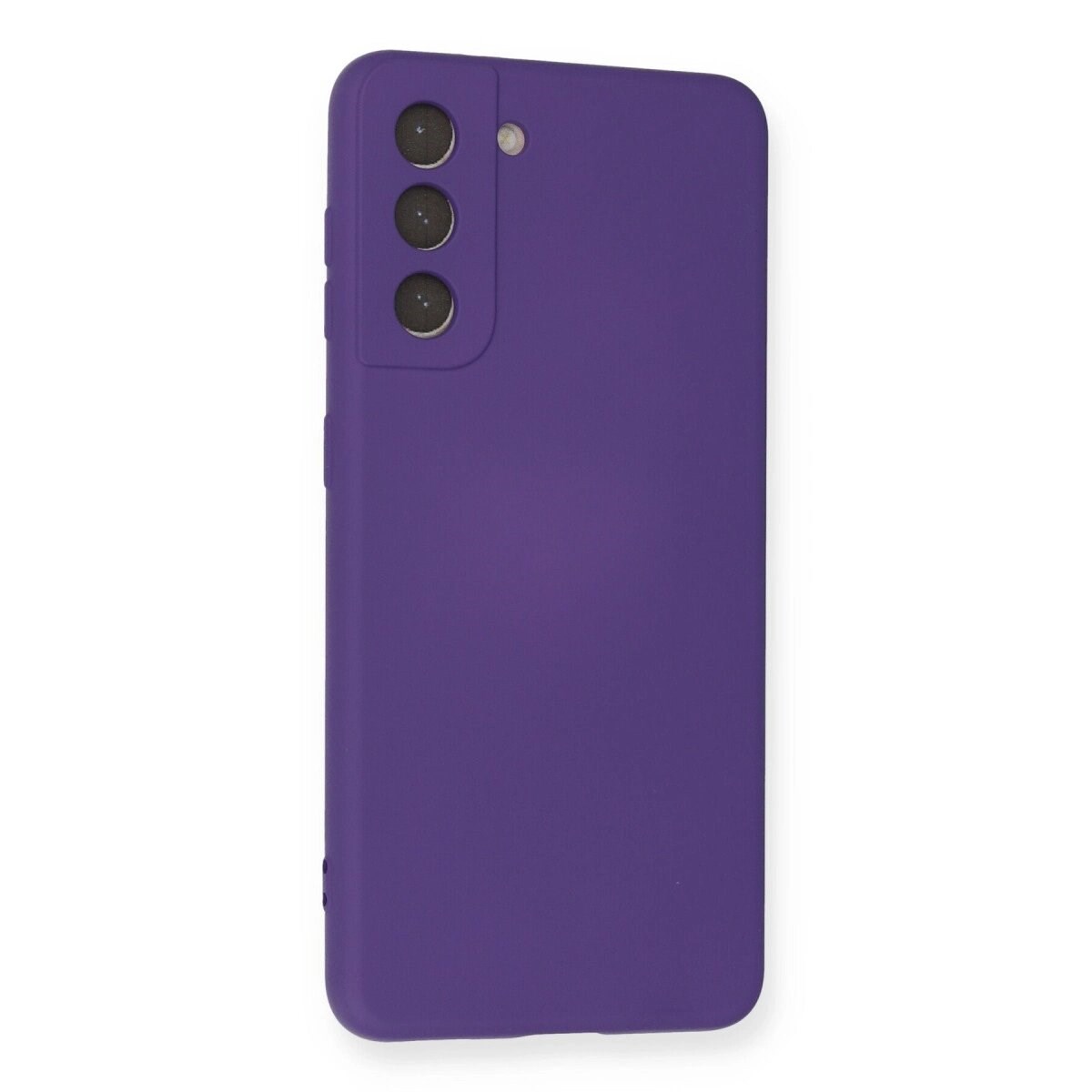 Samsung Galaxy S21 Kılıf Nano İçi Kadife Silikon - Mor