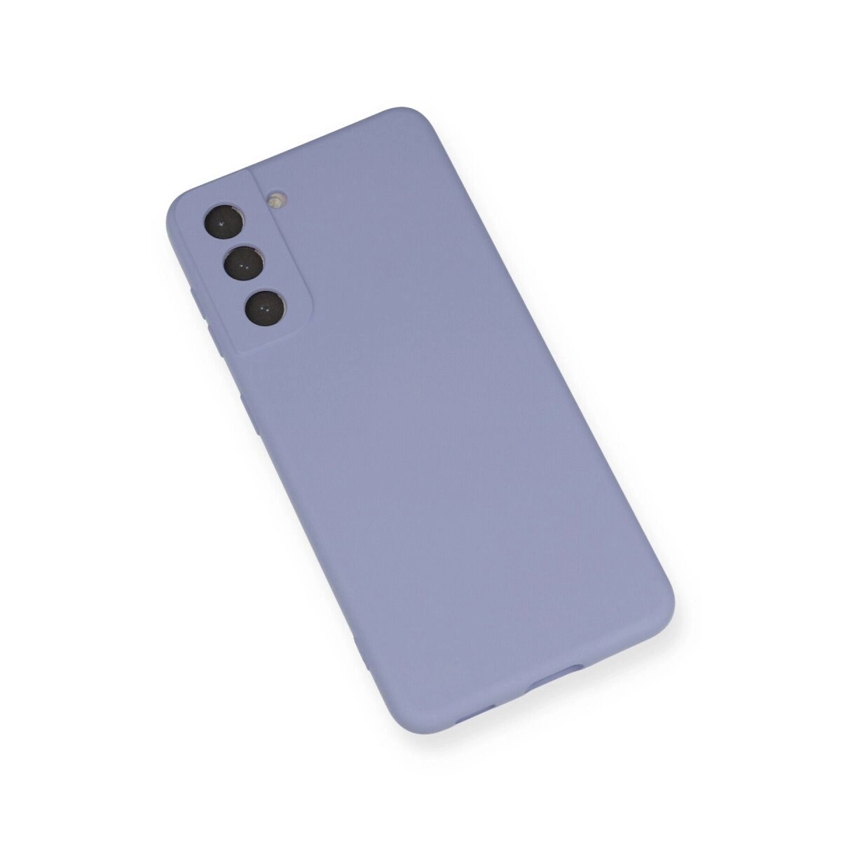 Samsung Galaxy S21 Kılıf Nano İçi Kadife Silikon - Lila