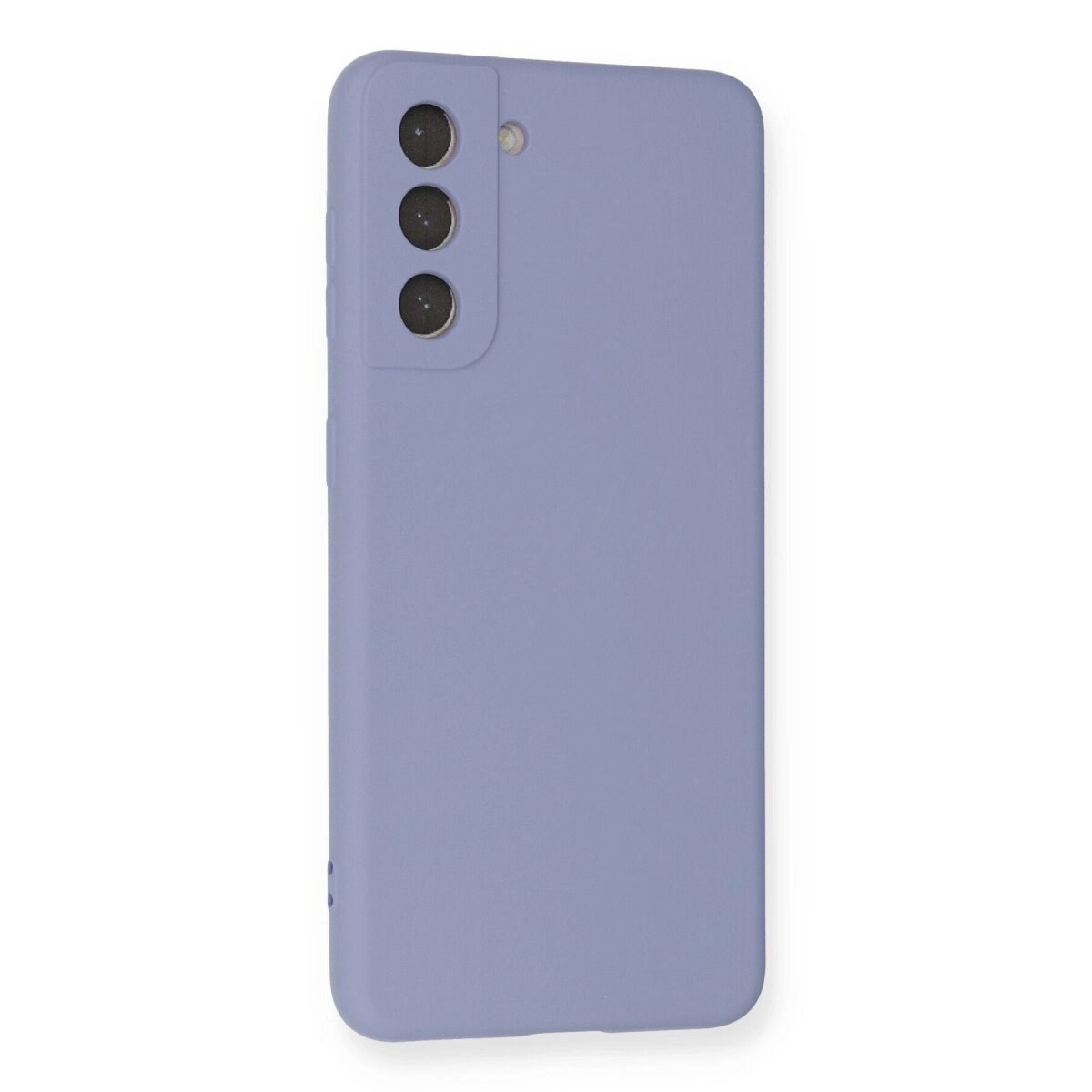 Samsung Galaxy S21 Kılıf Nano İçi Kadife Silikon - Lila