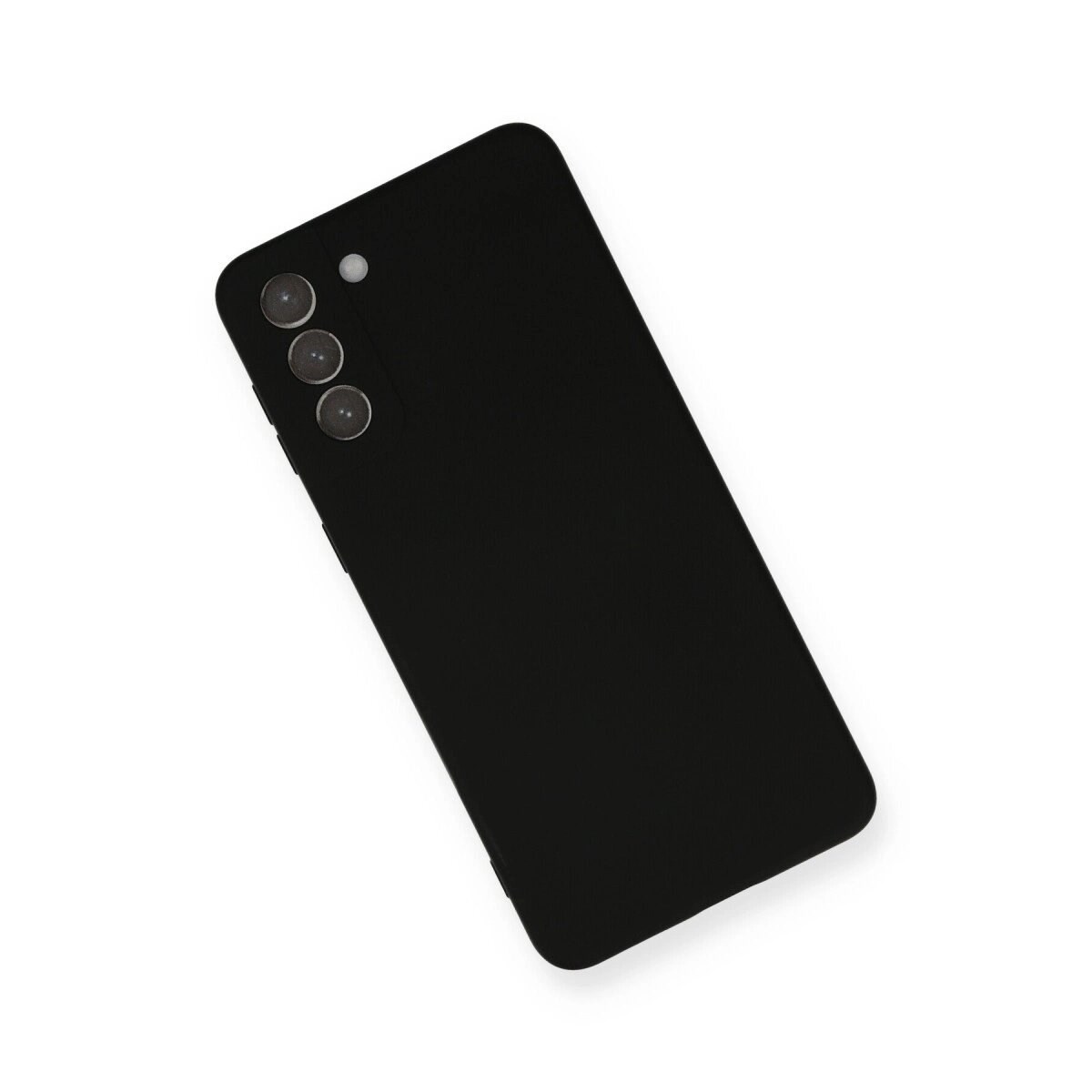 Samsung Galaxy S21 Plus Kılıf Nano İçi Kadife Silikon - Siyah