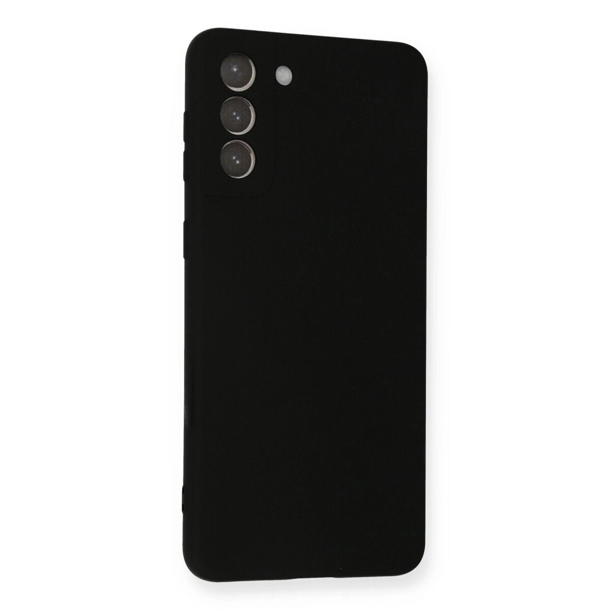 Samsung Galaxy S21 Plus Kılıf Nano İçi Kadife Silikon - Siyah