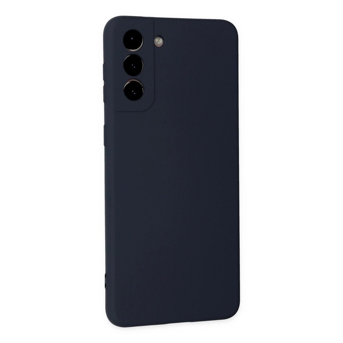 Samsung Galaxy S21 Plus Kılıf Nano İçi Kadife Silikon - Lacivert