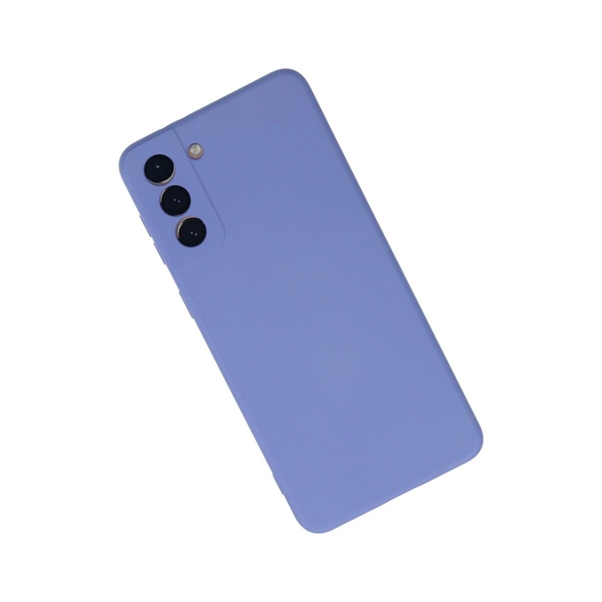 Samsung Galaxy S21 Plus Kılıf Nano İçi Kadife Silikon - Lila