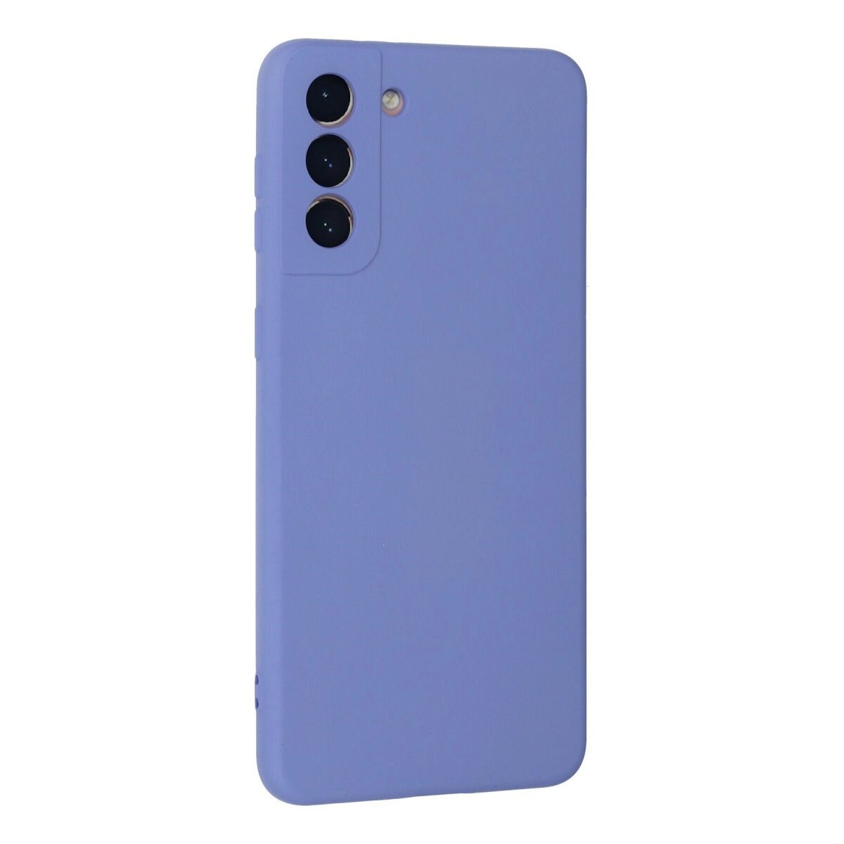 Samsung Galaxy S21 Plus Kılıf Nano İçi Kadife Silikon - Lila