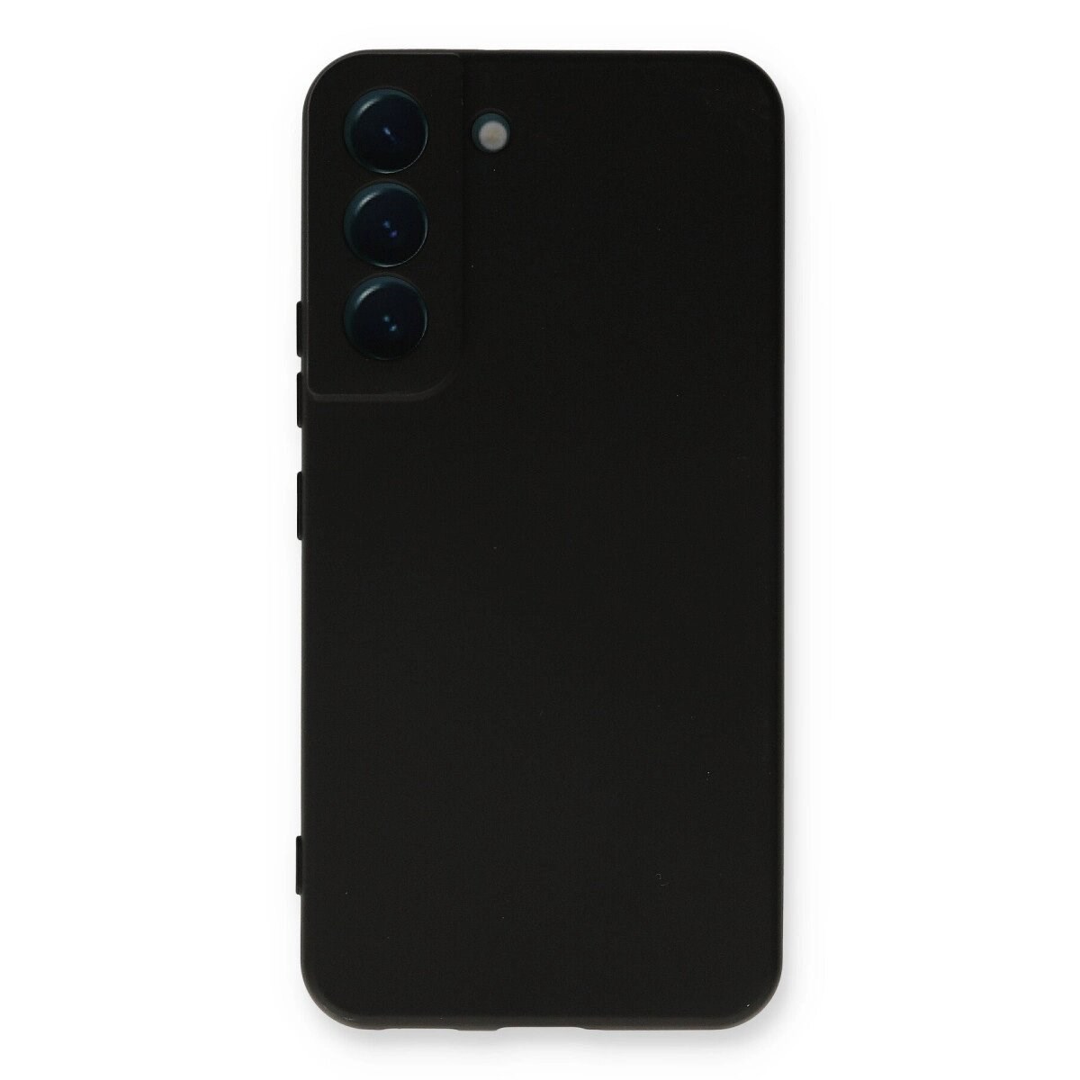 Samsung Galaxy S22 Plus Kılıf Nano İçi Kadife Silikon - Siyah