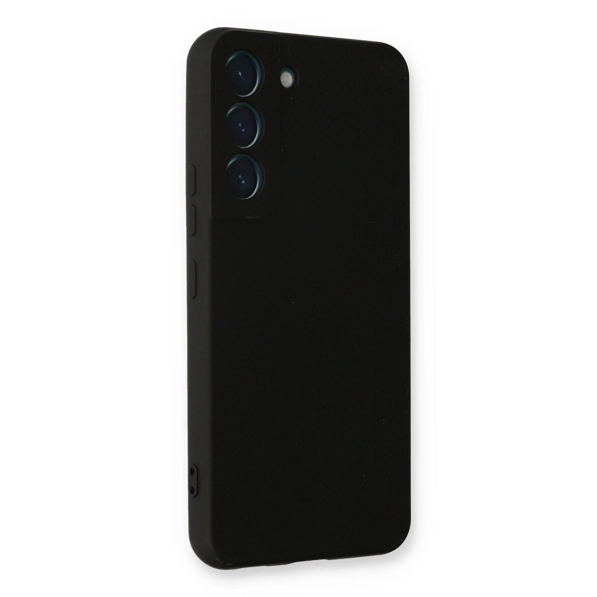 Samsung Galaxy S22 Plus Kılıf Nano İçi Kadife Silikon - Siyah