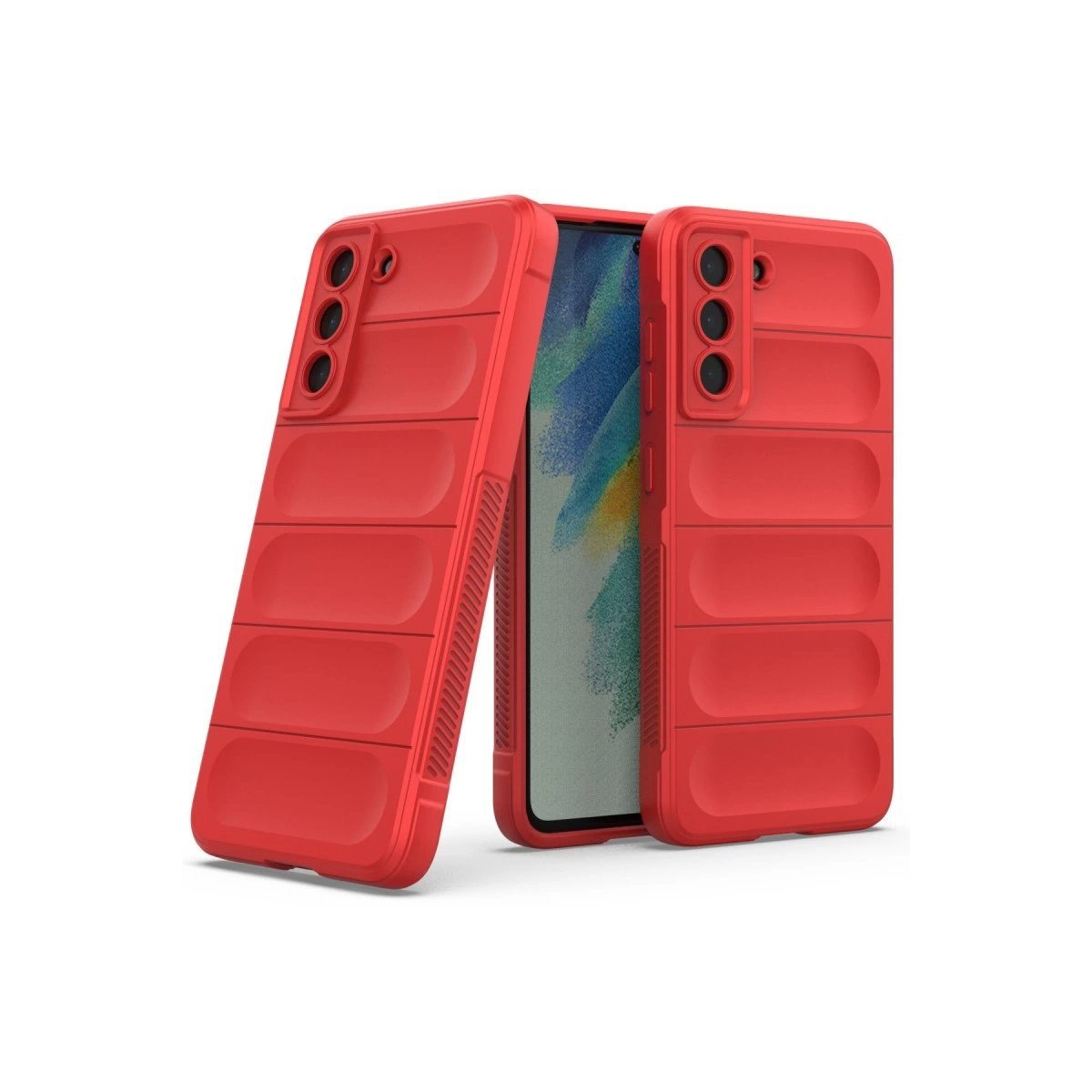 Samsung Galaxy S22 Plus Kılıf Optimum Silikon - Kırmızı