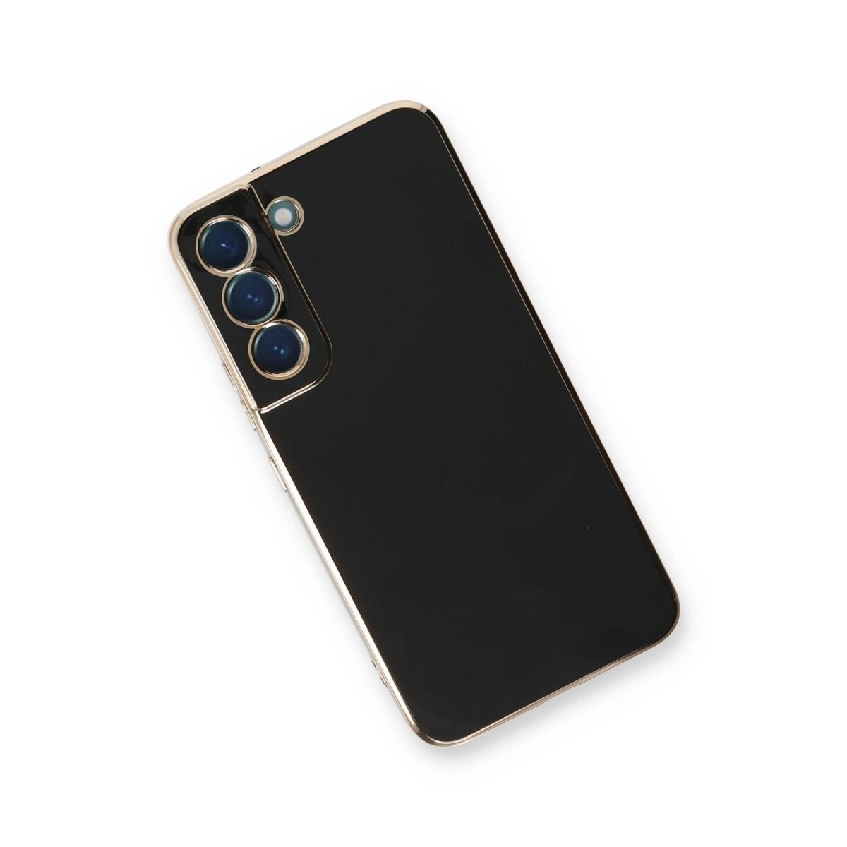 Samsung Galaxy S22 Plus Kılıf Volet Silikon - Siyah