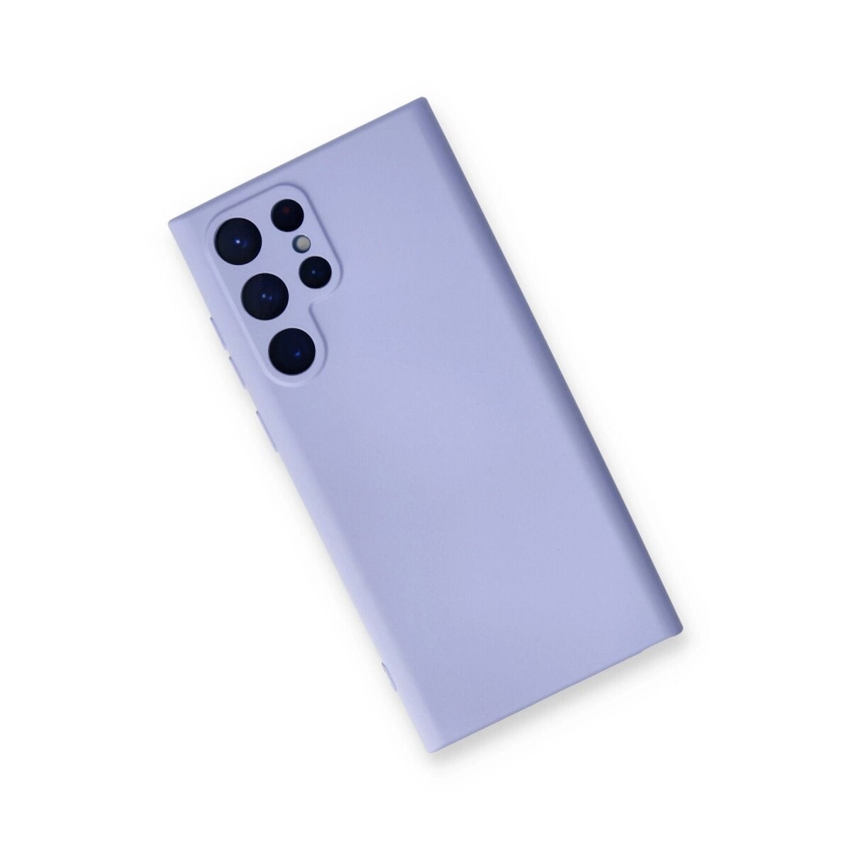 Samsung Galaxy S22 Ultra Kılıf Nano İçi Kadife Silikon - Lila