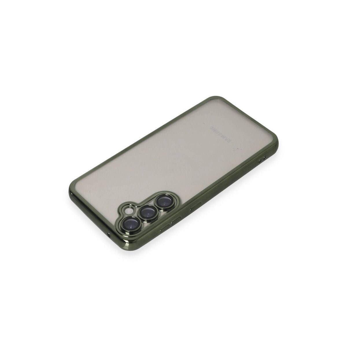 Samsung Galaxy S23 Fe Kılıf Razer Lensli Silikon - Yeşil