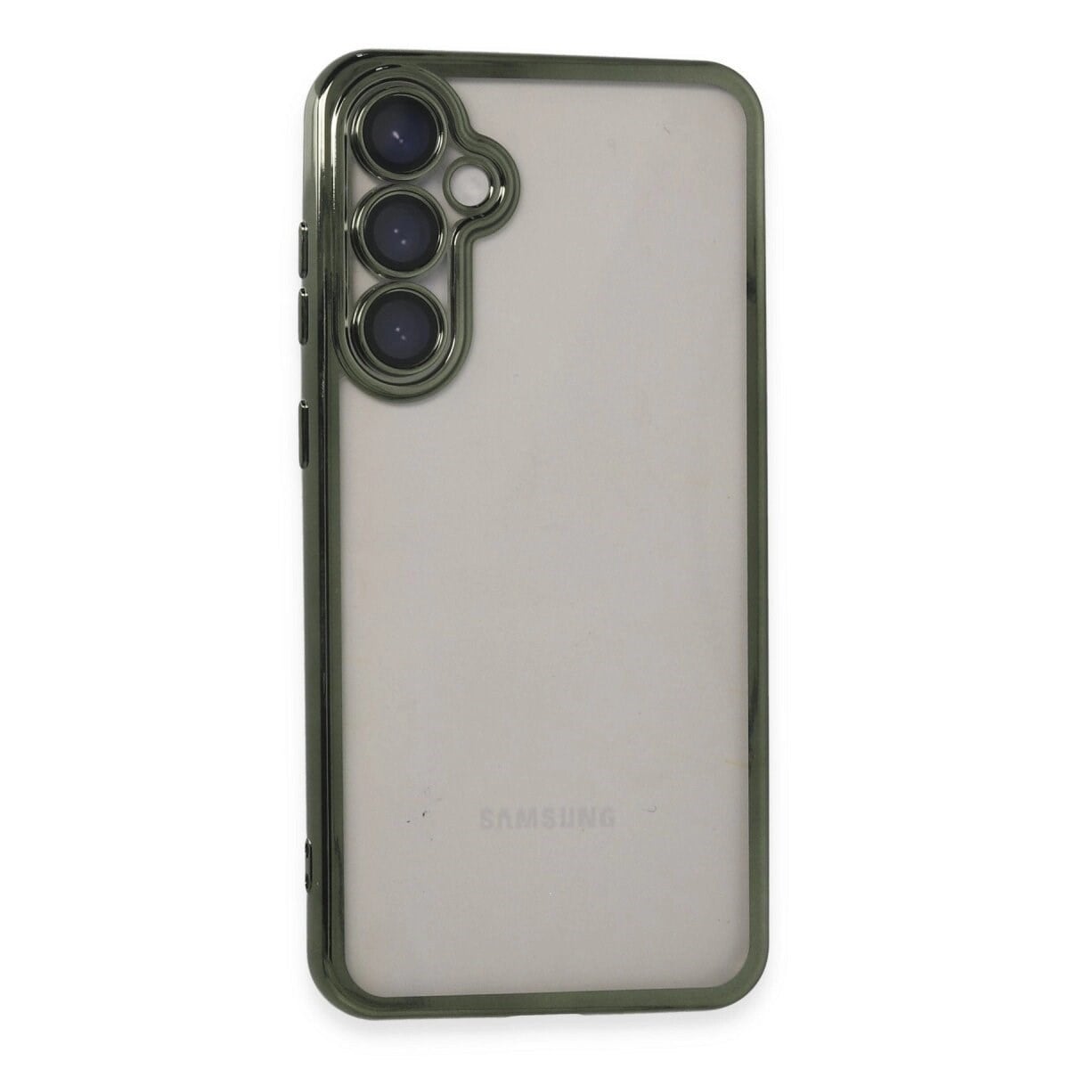 Samsung Galaxy S23 Fe Kılıf Razer Lensli Silikon - Yeşil