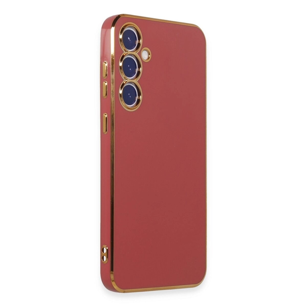 Samsung Galaxy S23 Fe Kılıf Volet Silikon - Kırmızı