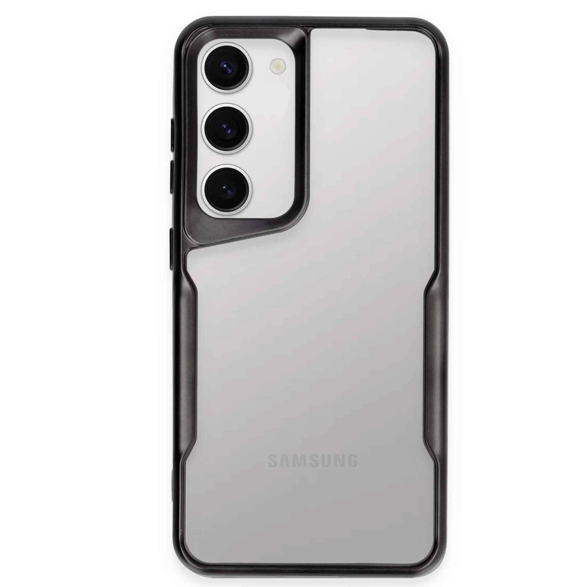 Samsung Galaxy S23 Kılıf Boyi Silikon Kapak - Siyah
