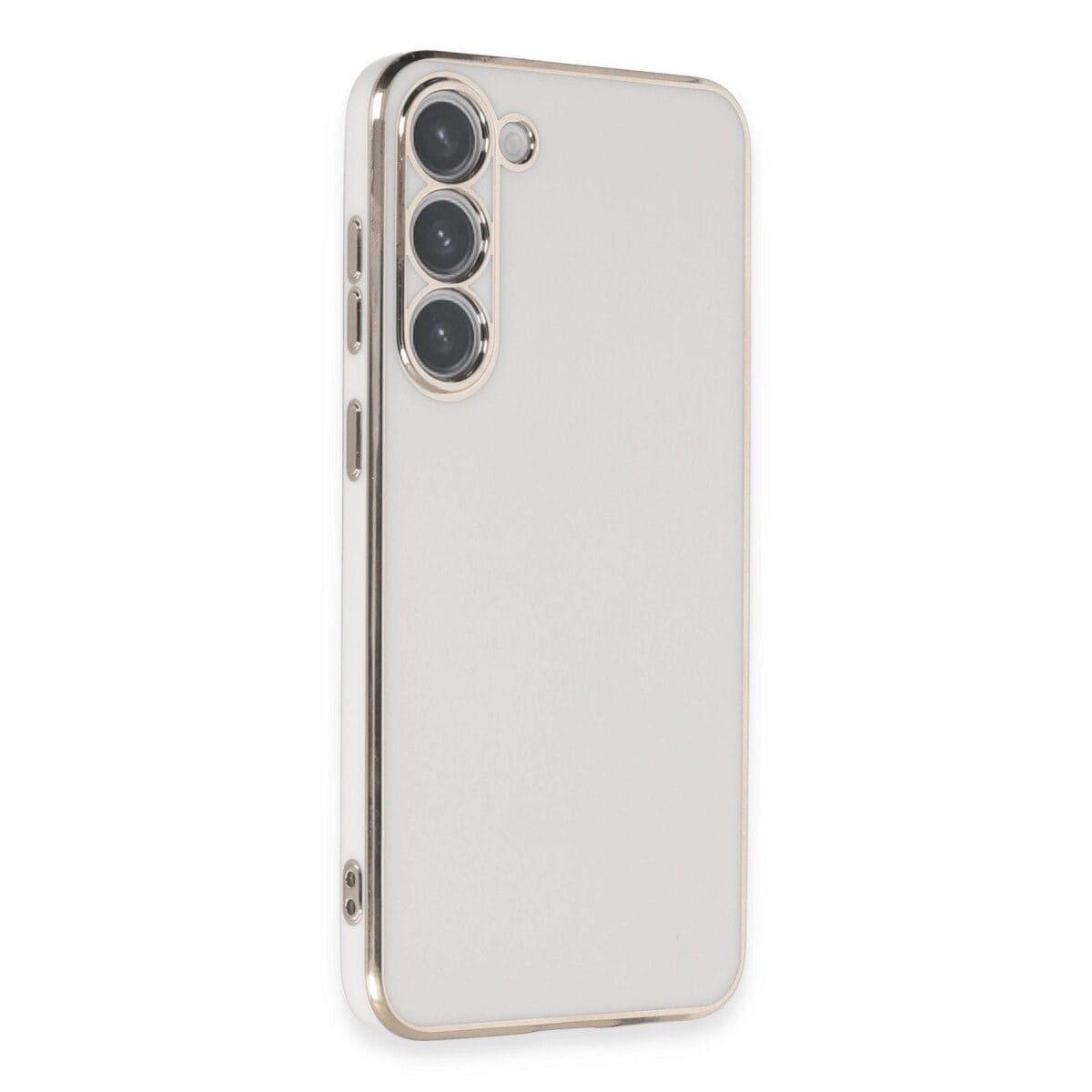 Samsung Galaxy S23 Kılıf Volet Silikon - Beyaz