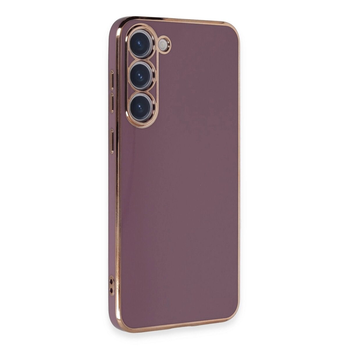 Samsung Galaxy S23 Kılıf Volet Silikon - Mor