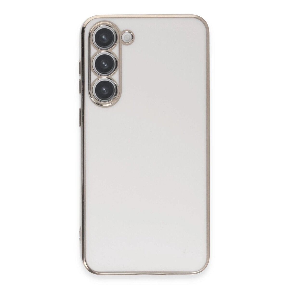 Samsung Galaxy S23 Kılıf Volet Silikon - Beyaz