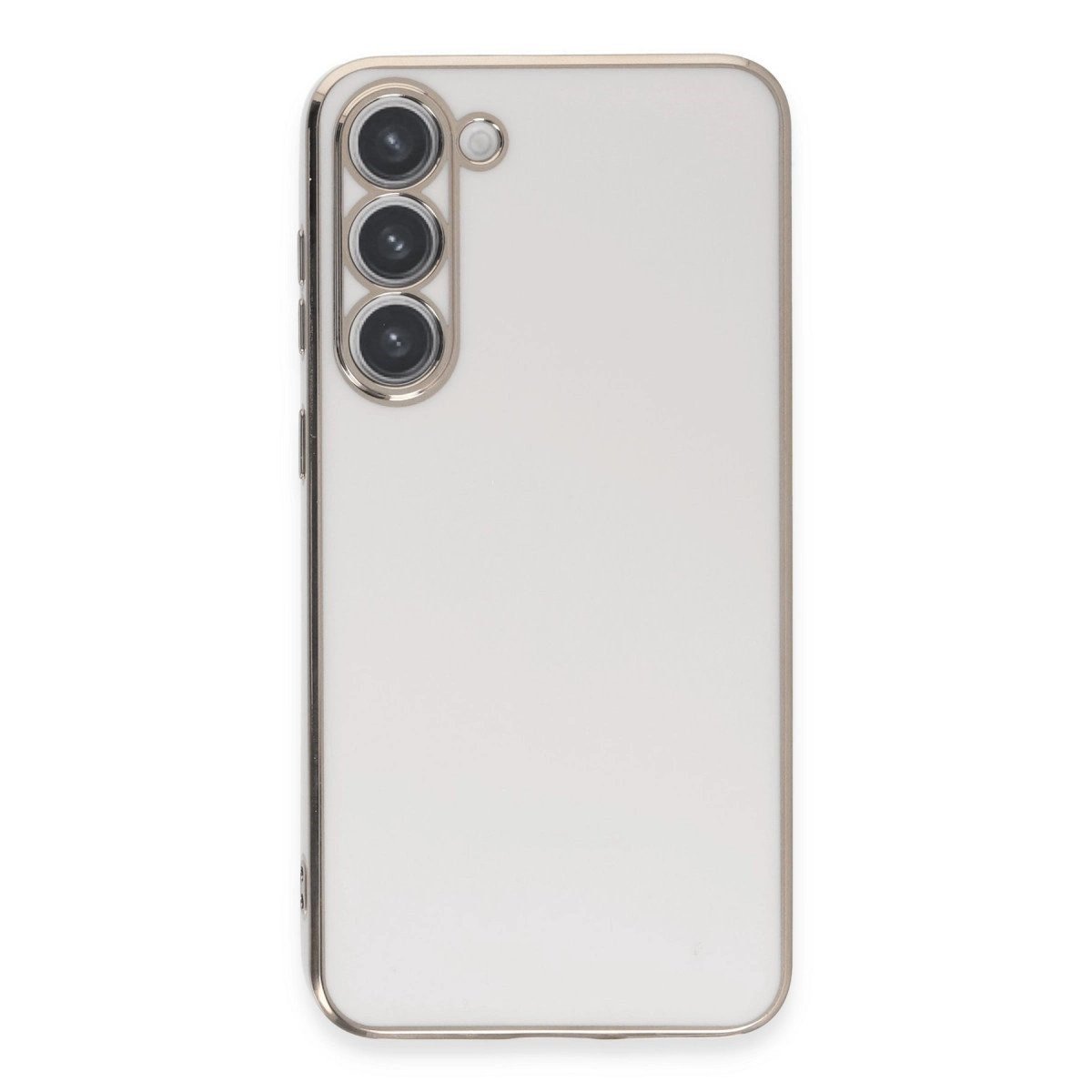 Samsung Galaxy S23 Kılıf Volet Silikon - Beyaz