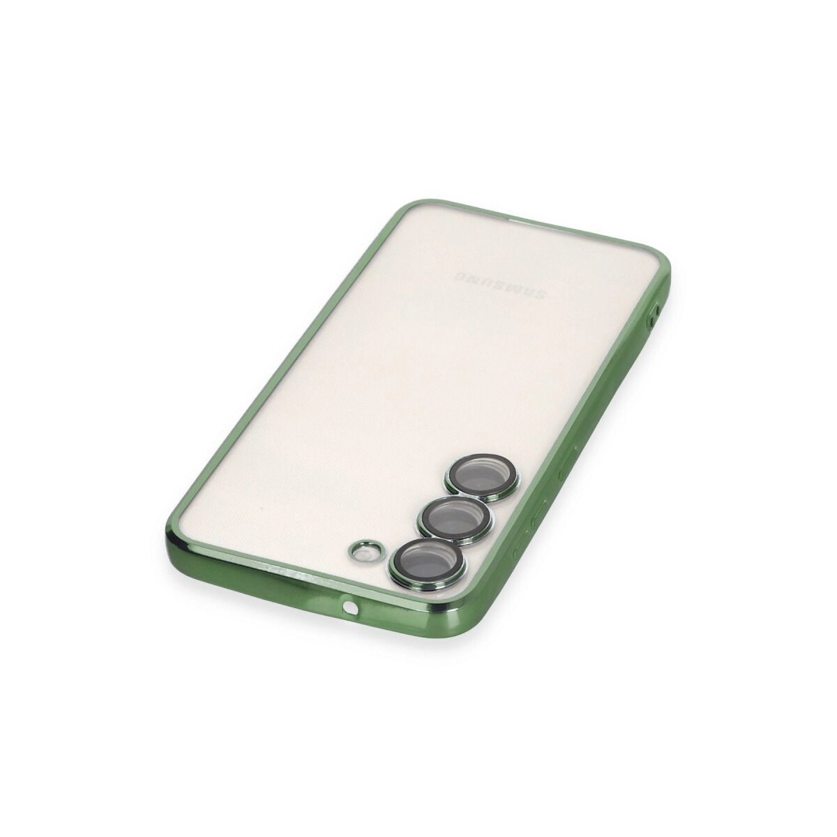 Samsung Galaxy S23 Plus Kılıf Razer Lensli Silikon - Yeşil