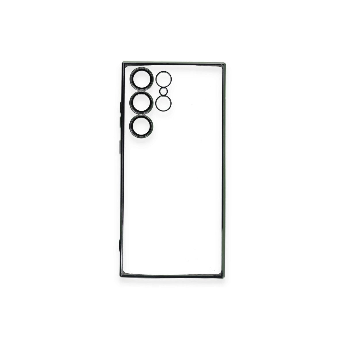 Samsung Galaxy S23 Ultra Kılıf Razer Lensli Silikon - Yeşil