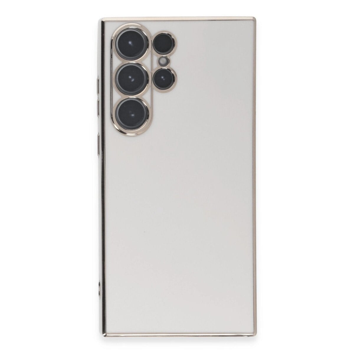 Samsung Galaxy S23 Ultra Kılıf Volet Silikon - Beyaz