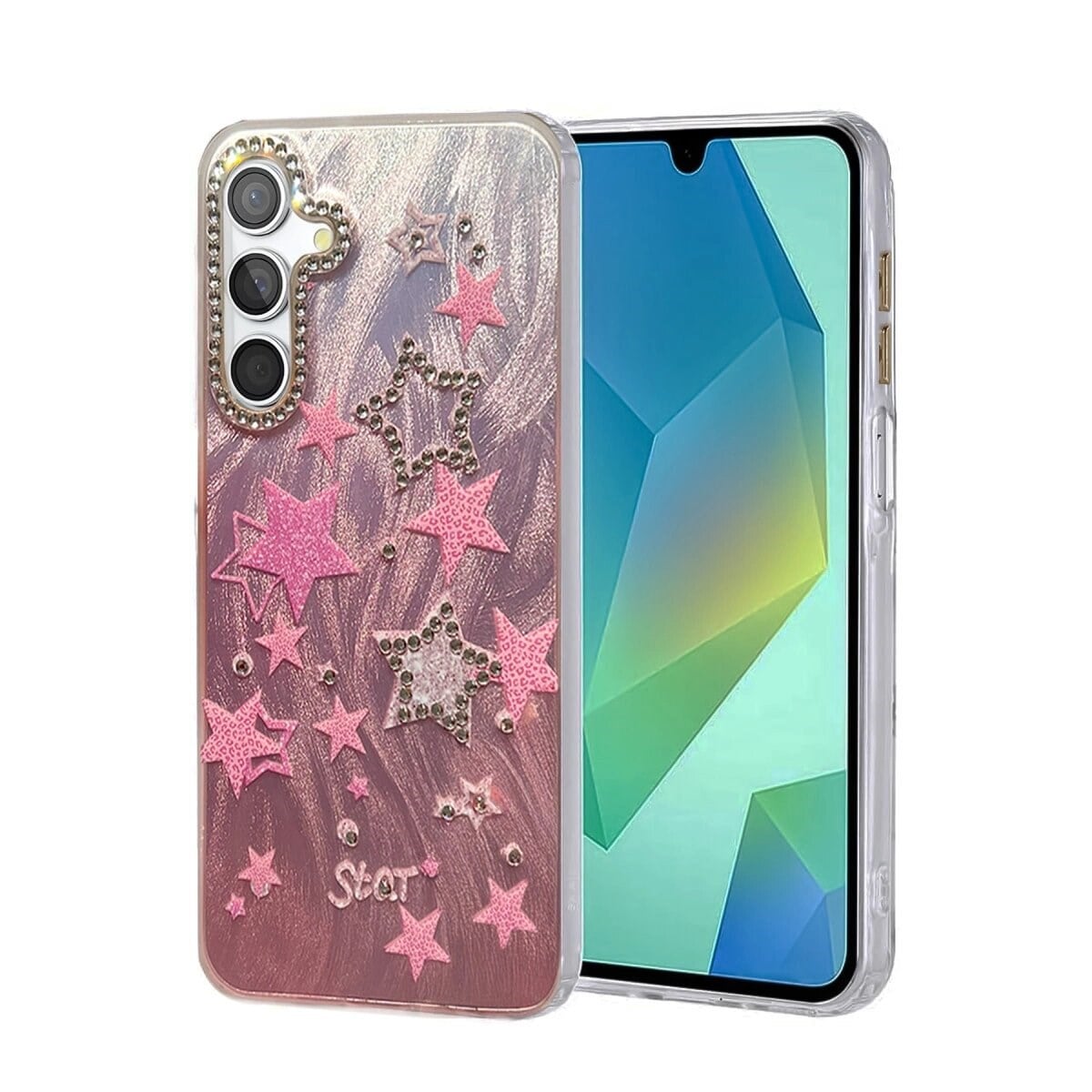 Samsung Galaxy S24 Fe Kılıf Blade Aynalı Desenli Kapak - Desen 7