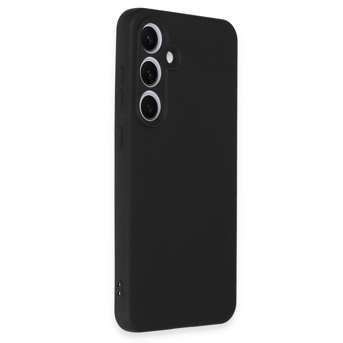 Samsung Galaxy S24 Fe Kılıf Nano İçi Kadife Silikon - Siyah