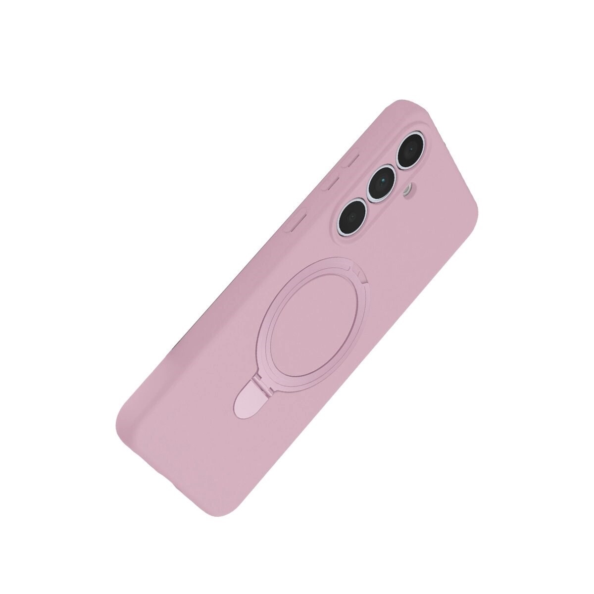 Samsung Galaxy S24 Fe Regal Magsafe Standlı Kapak - Açık Pembe