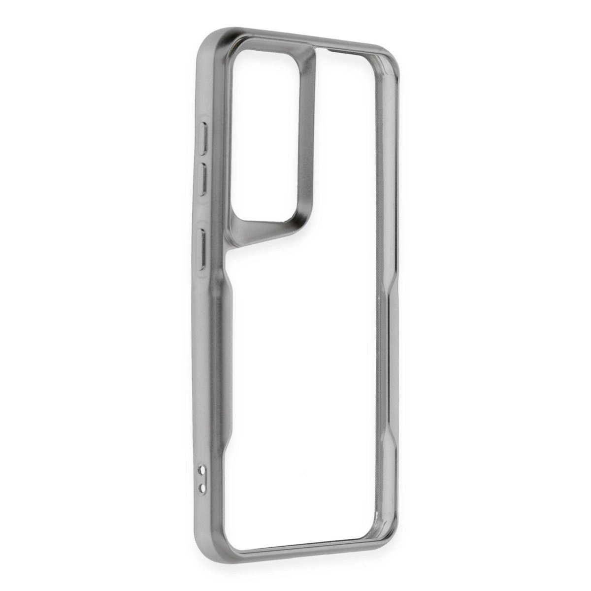 Samsung Galaxy S24 Kılıf Boyi Silikon Kapak - Gümüş