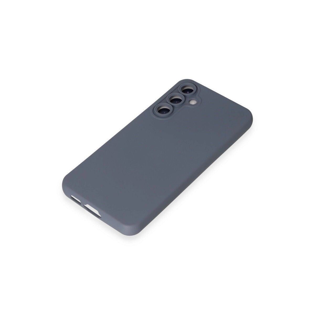Samsung Galaxy S24 Kılıf Nano İçi Kadife Silikon - Gri