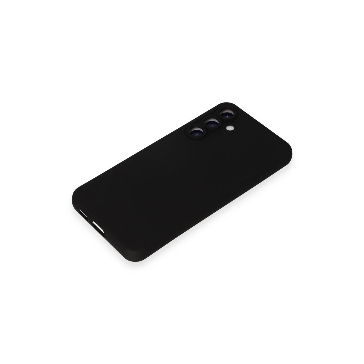 Samsung Galaxy S24 Kılıf Nano İçi Kadife Silikon - Siyah