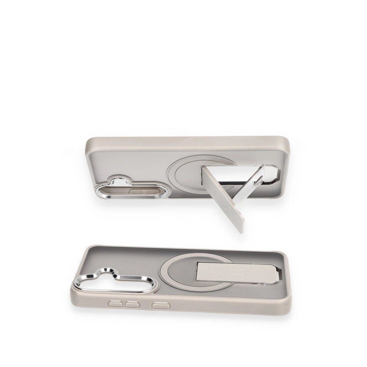 Samsung Galaxy S24 Tork Magsafe Standlı Kapak - Derin Mor