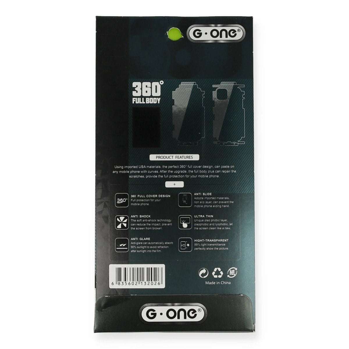 Samsung Galaxy S24 Ultra 360 Mat Full Body Arka Koruyucu