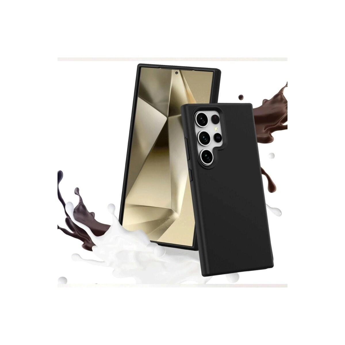 Samsung Galaxy S24 Ultra Kılıf First Silikon - Koyu Yeşil