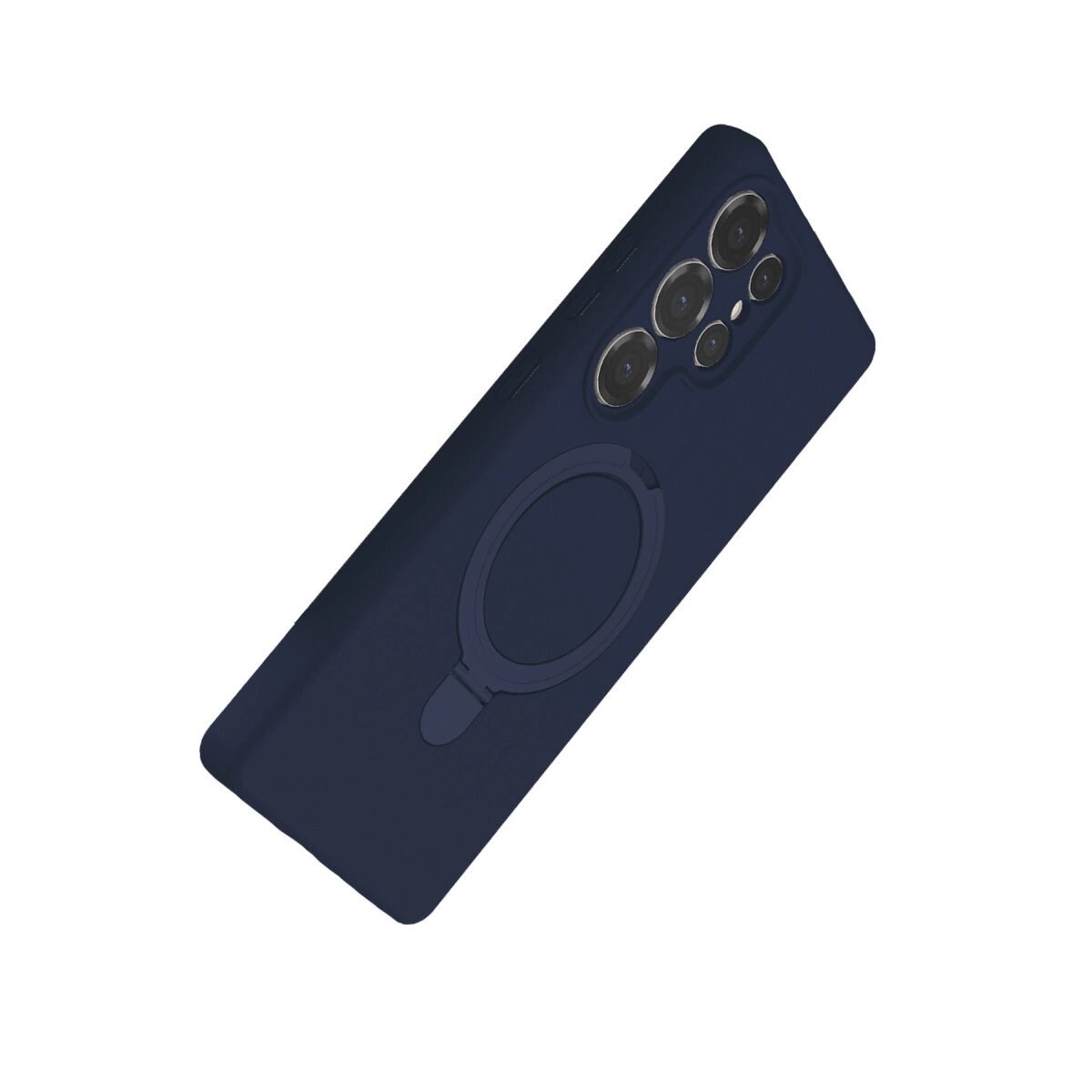 Samsung Galaxy S24 Ultra Regal Magsafe Standlı Kapak - Lacivert