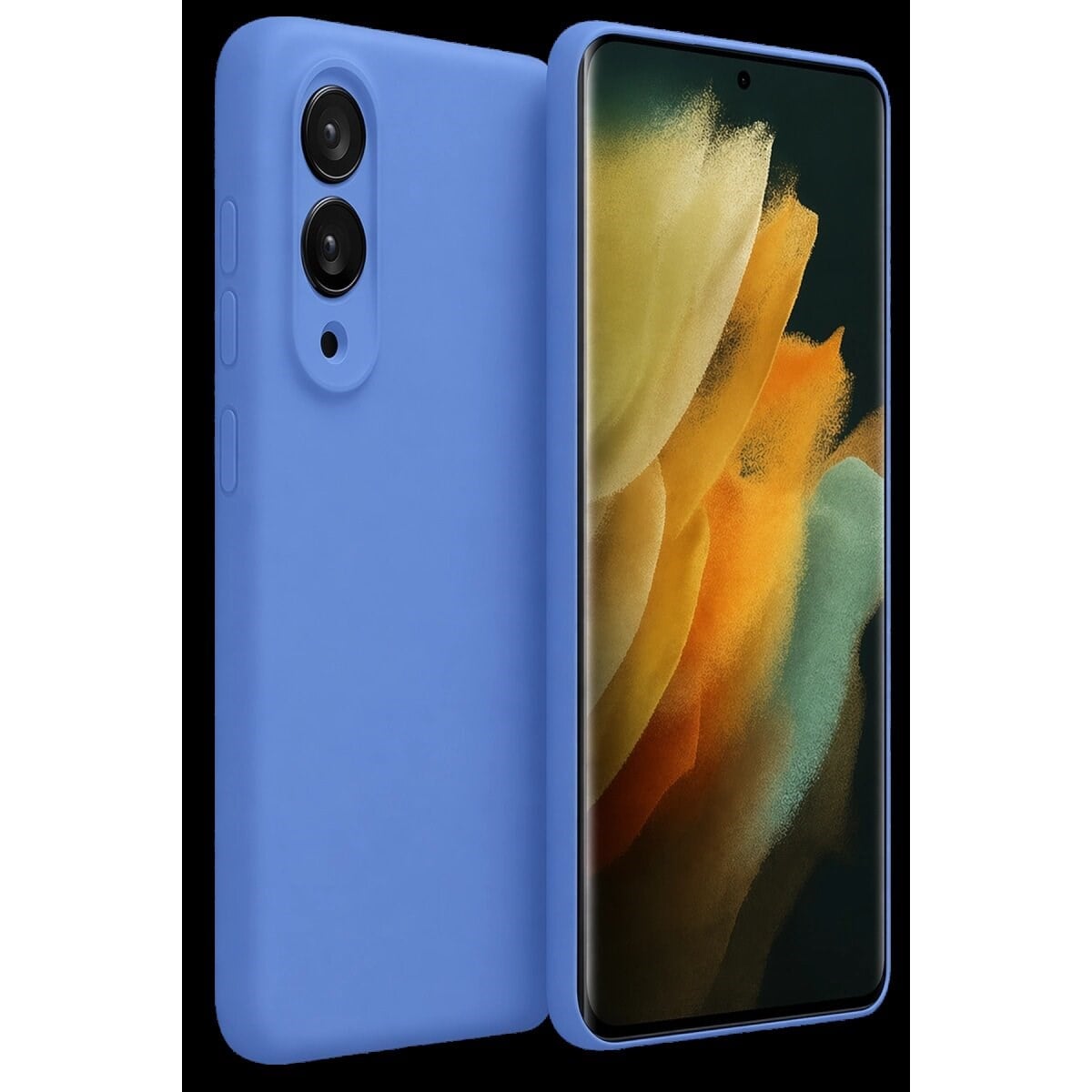 Samsung Galaxy S25 Edge First Silikon - Mavi