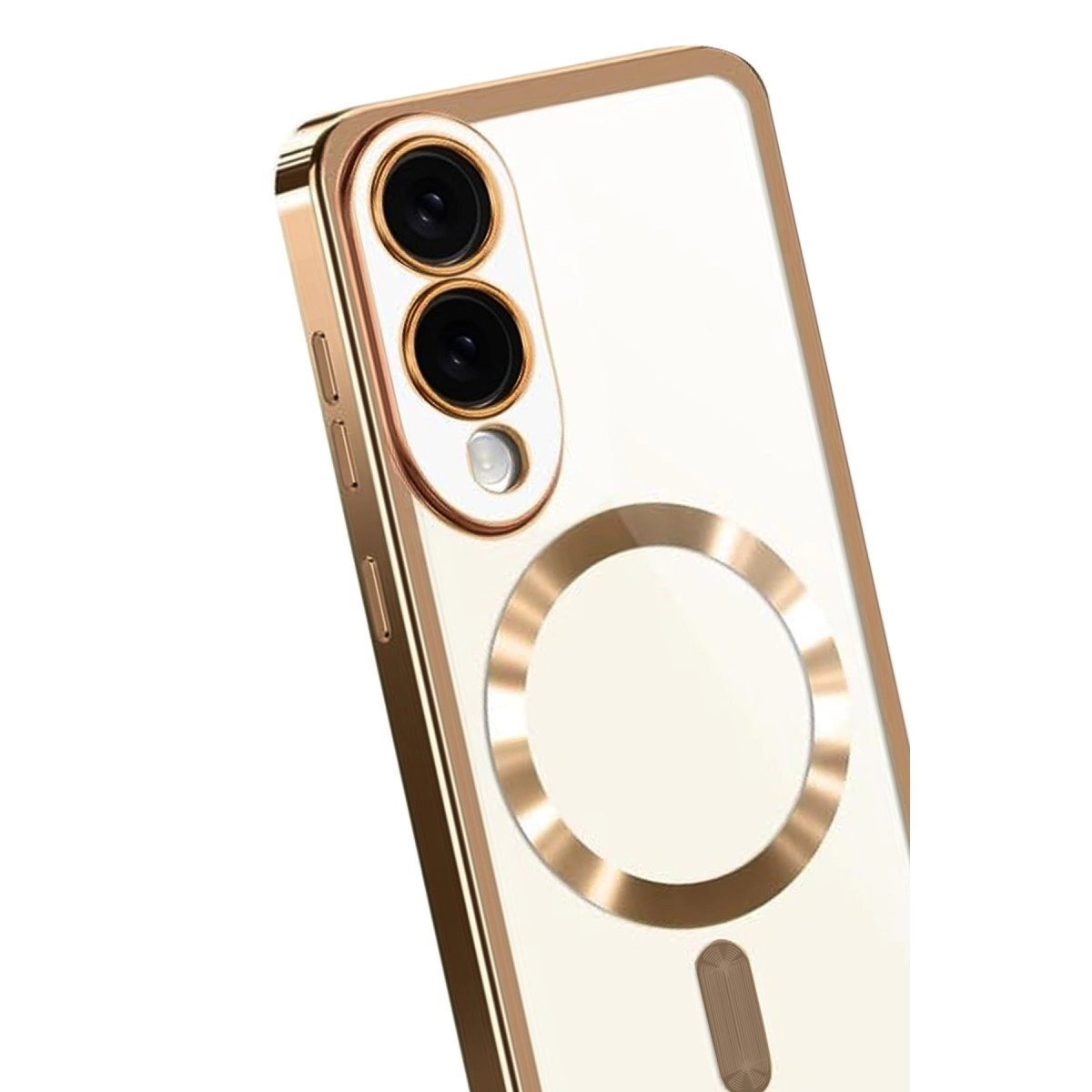 Samsung Galaxy S25 Edge Kross Magneticsafe Kapak - Çöl Titanyum