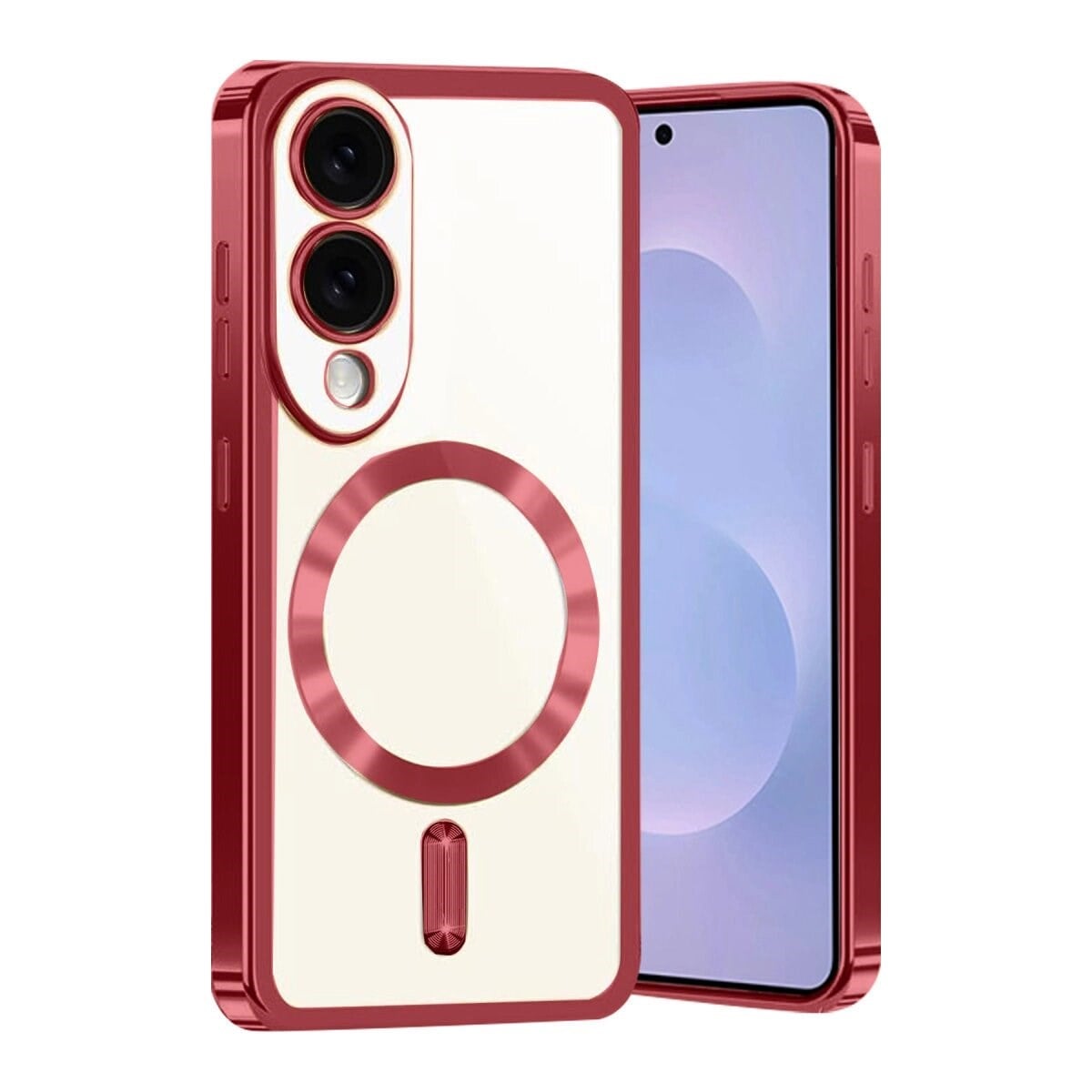 Samsung Galaxy S25 Edge Kross Magneticsafe Kapak - Kırmızı