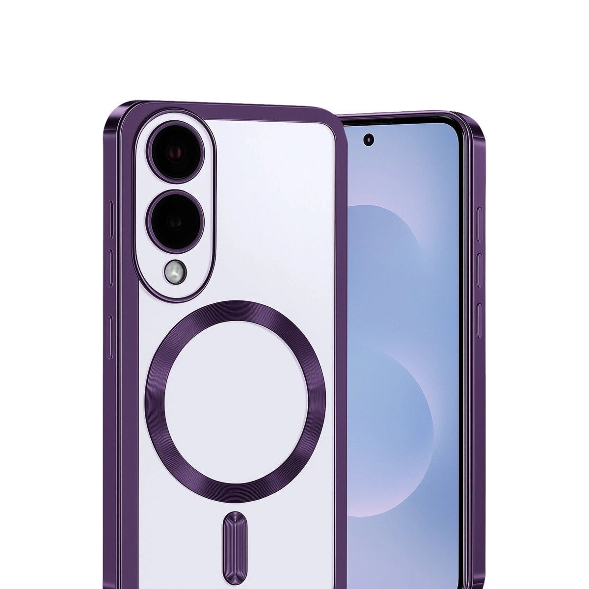 Samsung Galaxy S25 Edge Kross Magneticsafe Kapak - Mor