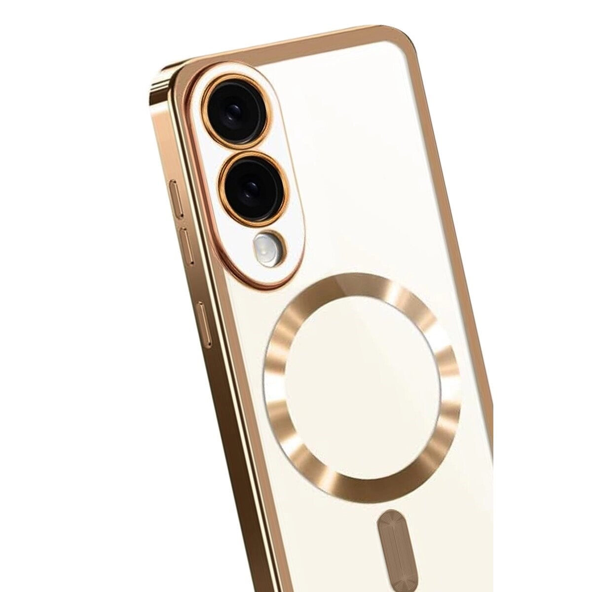 Samsung Galaxy S25 Edge Kross Magneticsafe Kapak - Çöl Titanyum