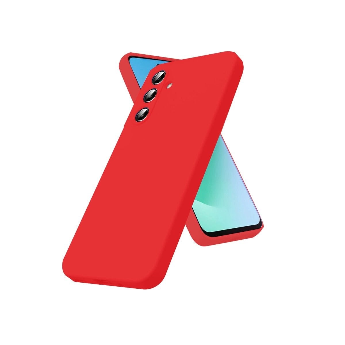 Samsung Galaxy S25 Fe First Silikon - Kırmızı