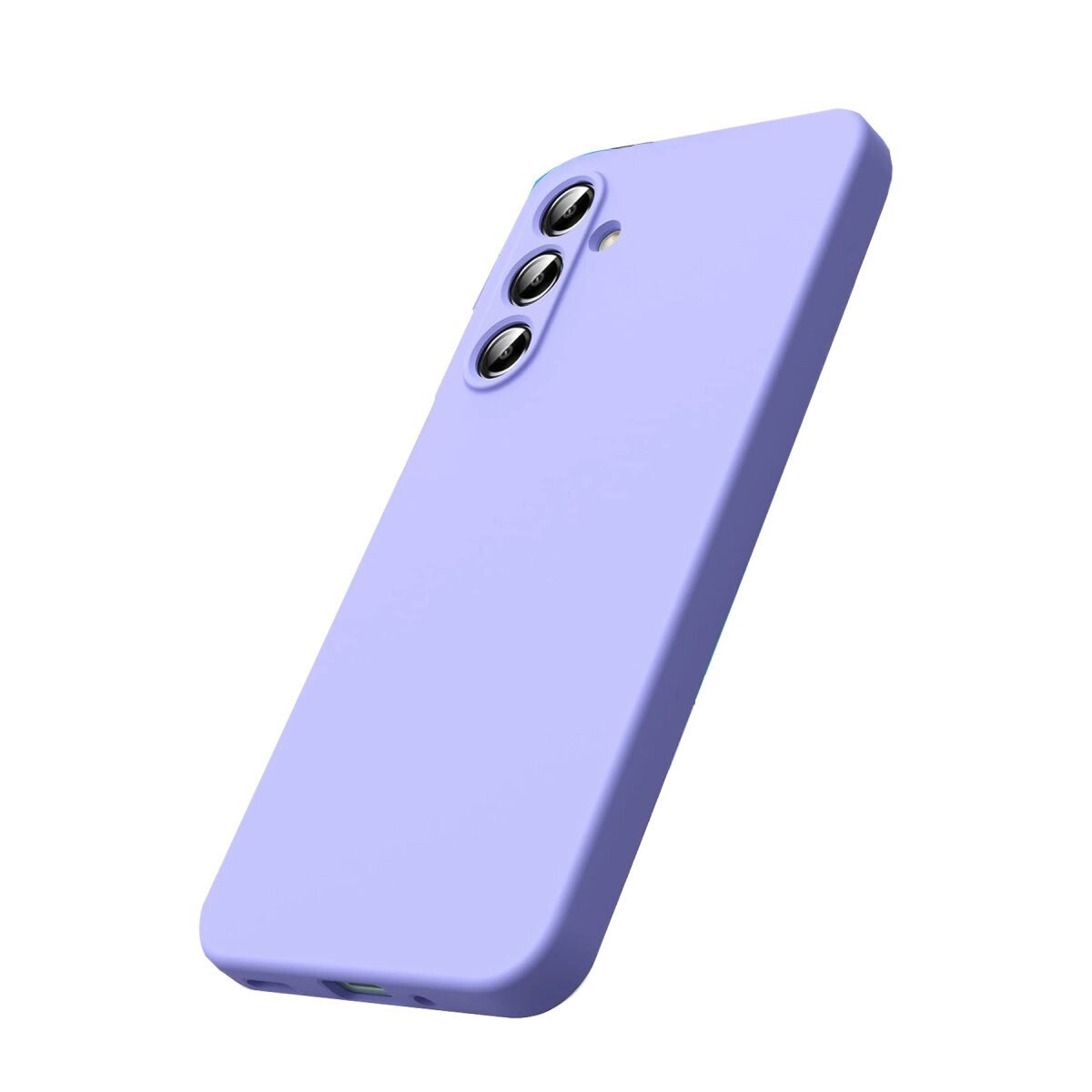 Samsung Galaxy S25 Fe Nano İçi Kadife Silikon - Lila