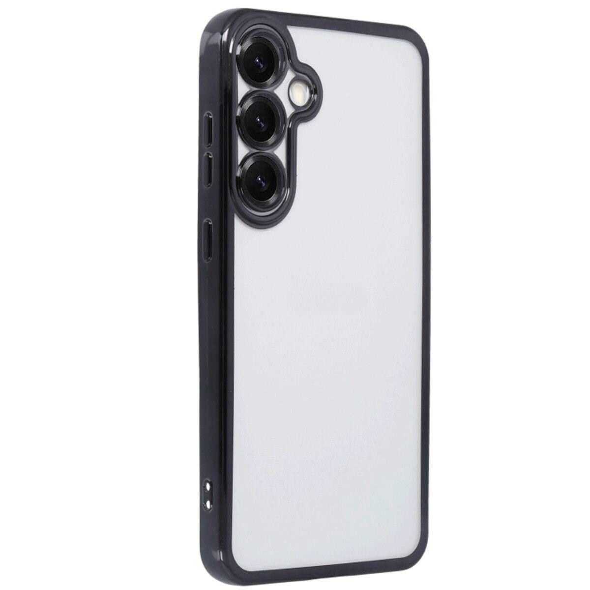 Samsung Galaxy S25 Kılıf Razer Lensli Silikon - Siyah