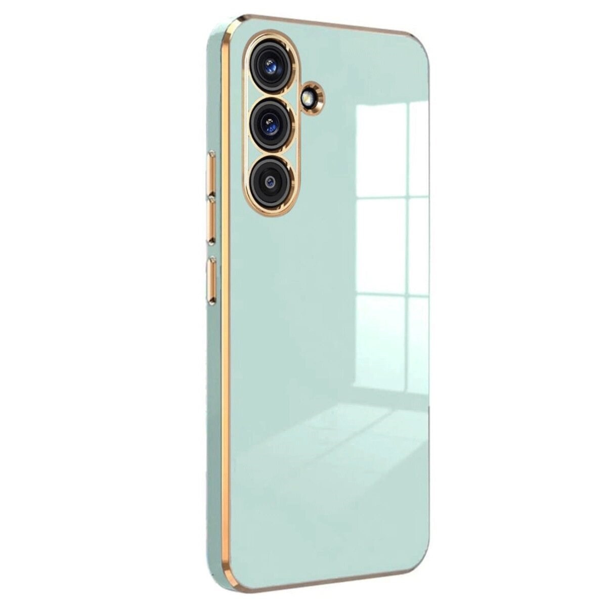 Samsung Galaxy S25 Plus Kılıf Volet Silikon - Açık Yeşil
