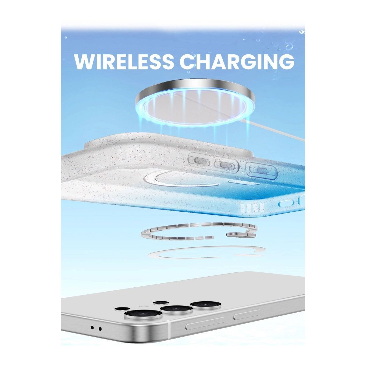 Samsung Galaxy S25 Pummel Shiny Magsafe Kapak - Pembe