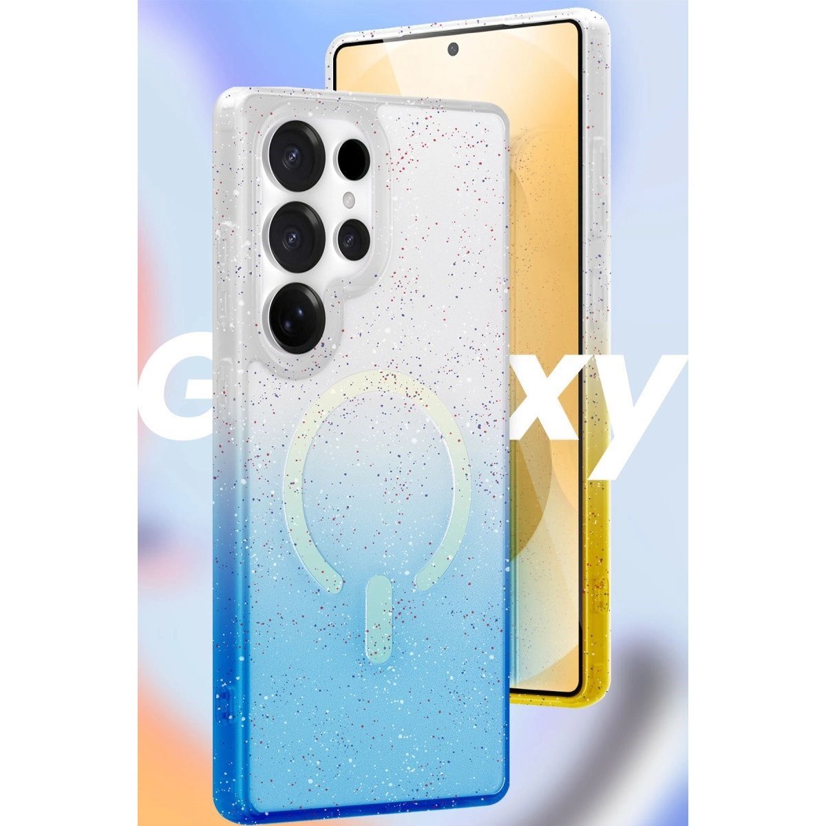 Samsung Galaxy S25 Pummel Shiny Magsafe Kapak - Pembe