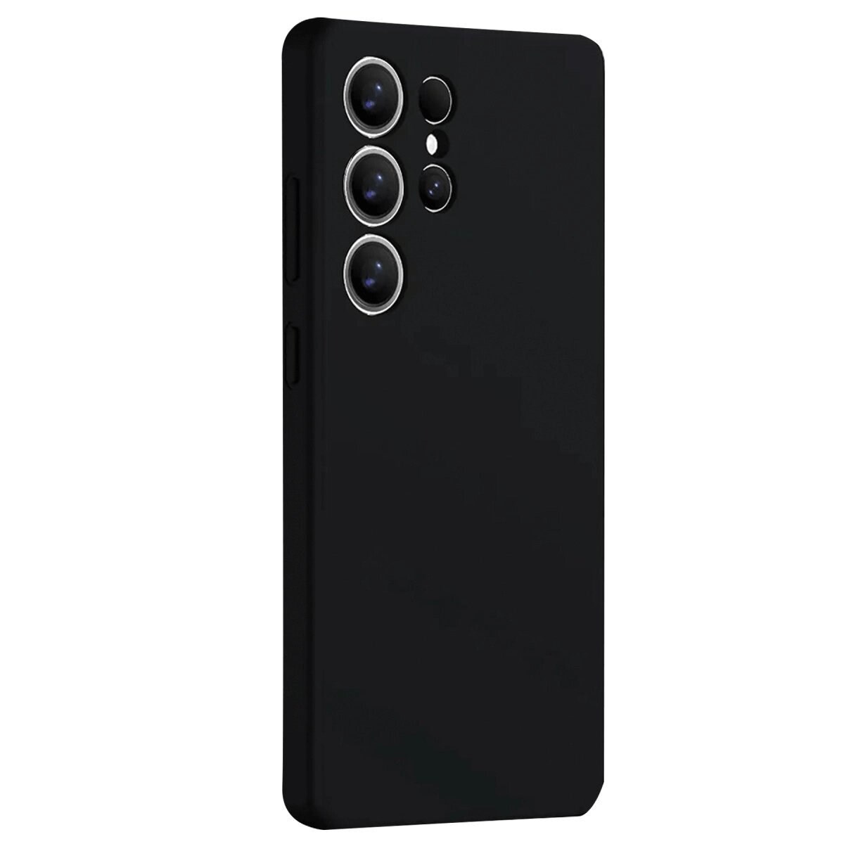 Samsung Galaxy S25 Ultra Kılıf Nano İçi Kadife Silikon - Siyah