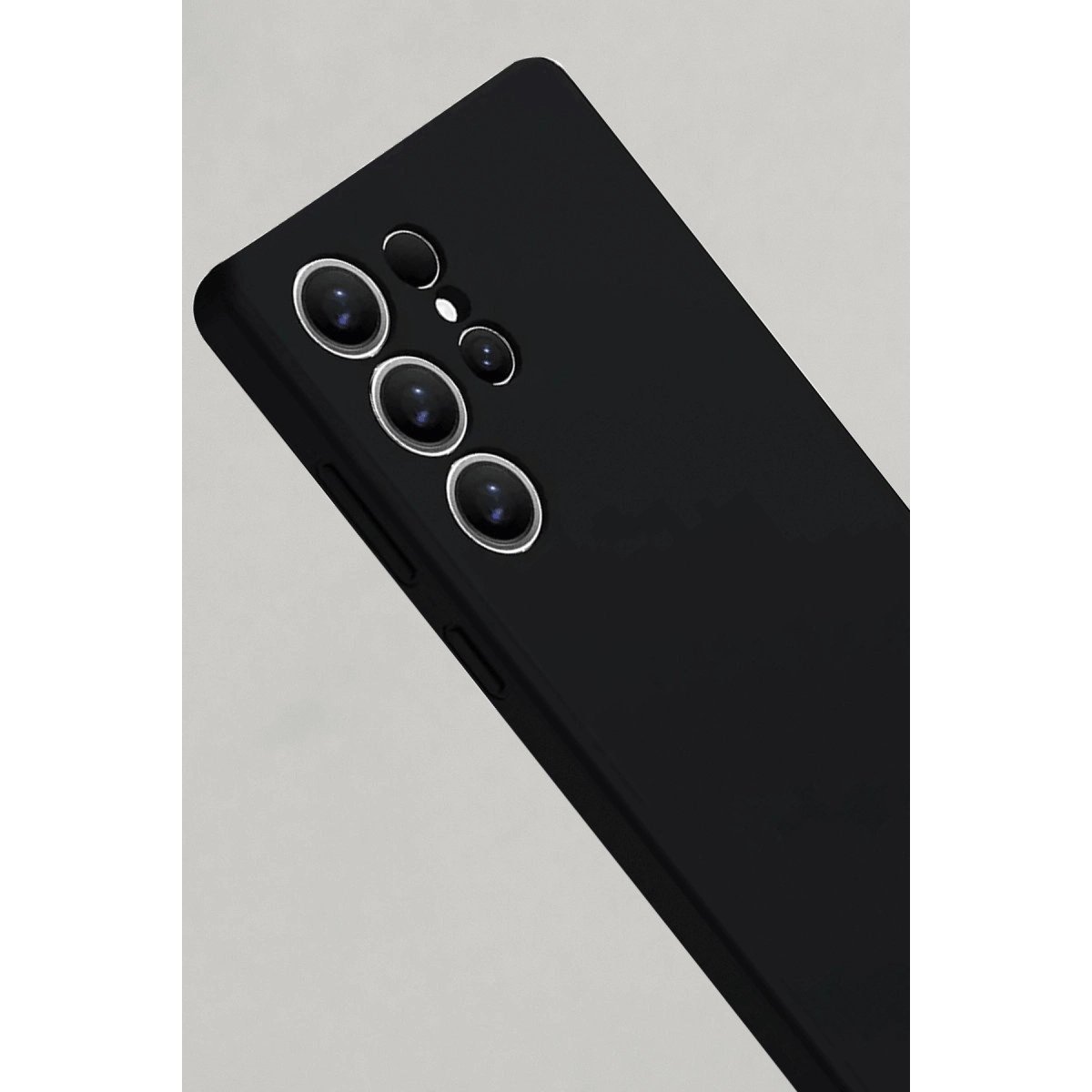 Samsung Galaxy S25 Ultra Kılıf Nano İçi Kadife Silikon - Siyah